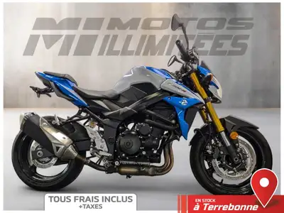 SUZUKI GSX-S750 ABS 2015 Bleu et Gris 7156 km au compteur. Motos Illimitées Terrebonne. Prix de vent...