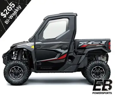 2025 Kawasaki Ridge XR Deluxe HVAC ? Premium All-Season Side-by-Side $265 Bi-Weekly Explore year-rou...