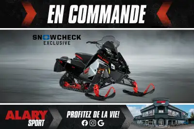 Cette MOTONEIGE POLARIS 650 INDY VR1 DYNAMIX 137 2026 EXCLUSIF SNOWCHECK est disponible DÈS MAINTENA...