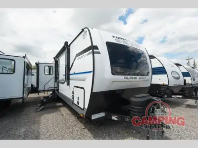 Forest River Cherokee Alpha Wolf travel trailer 26RL highlights: Dual Opposing Slides Hutch with Ove...