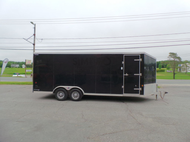 2020 IDEAL CARGO GALVANIZED 8.5X20' CAR HAULER 10,000LB GVW in Cargo & Utility Trailers in Fredericton - Image 3