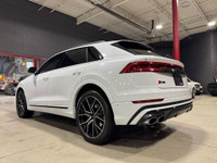 Glacier White Metallic Exterior On Arras Red w/Gray Stitch, Perforated Valcona Leather w/Diamond Sti... (image 4)