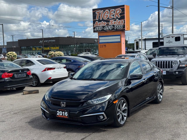 2016 Honda Civic Touring, LEATHER, SUNROOF, ONLY 134KMS, CERTIFI in Cars & Trucks in London