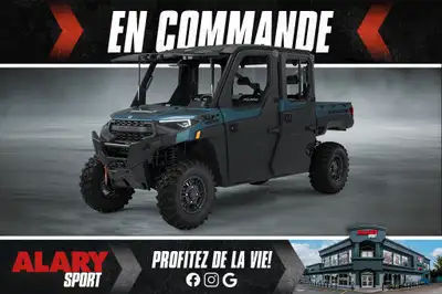 Ce CÔTE-À-CÔTE POLARIS RANGER CREW XP 1000 PREMIUM Edt. Northstar 2025 est disponible DÈS MAINTENANT...