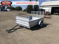 5 X 7 GALVANIZED UTILITY TRAILER W/  EXPANDABLE FRONT GATE