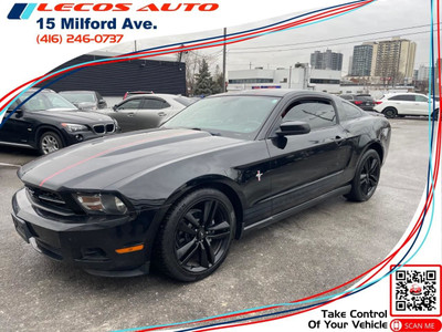 2010 Ford Mustang V6 2010 Ford Mustang, V6 black red leather...
