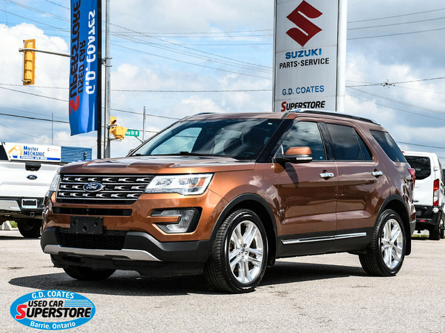  2017 Ford Explorer Limited 4x4 ~Backup Cam ~Bluetooth ~Power Se in Cars & Trucks in Barrie