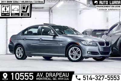 2011 BMW 3-Series 328xi AWD/TOIT OUVRANT/MAGS/CUIR/BLUETOOTH/148