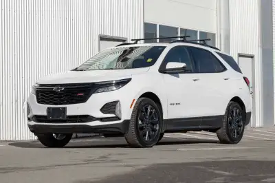 This 2024 Chevrolet Equinox RS is where style meets performance. With its bold blacked-out grille, 1...