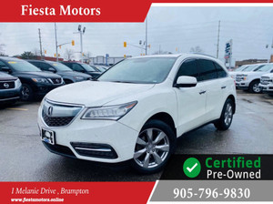 2015 Acura MDX SH-AWD ELITE, LEATHER, SUNROOF, NAVI, 7-PASSENGER, 1 YEAR POWERTRAIN WARRANTY - UNLIMITED KMS INCLUDED!
