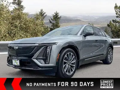 Glide into effortless luxury with this 2024 Cadillac LYRIQ Sport SUV, boasting a sleek silver exteri...