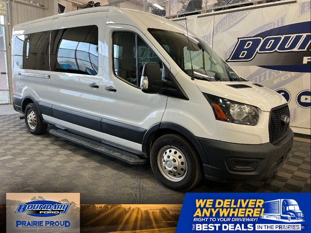 2021 Ford Transit Passenger Wagon 350 MEDIUM ROOF 12 PASSENGER X in Cars & Trucks in Lloydminster