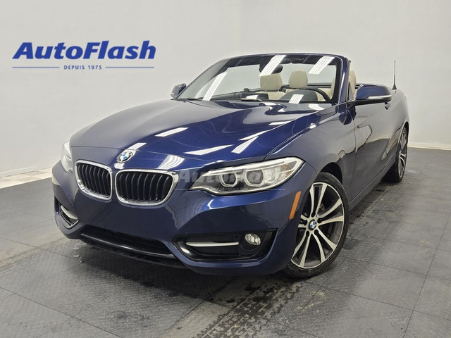 2015 BMW 228i xDrive AWD, CAMERA, BLUETOOTH, DECAPOTABLE, VOLANT in Cars & Trucks in Longueuil / South Shore