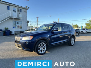 2014 BMW X3 XDrive28i**JAMAIS ACCIENTEE**INSPECTER PAR LA SAAQ**AWD**TOIT PANORAMIQUE**SIEGES CHAUFFANTS**PUSH TO STRAT**