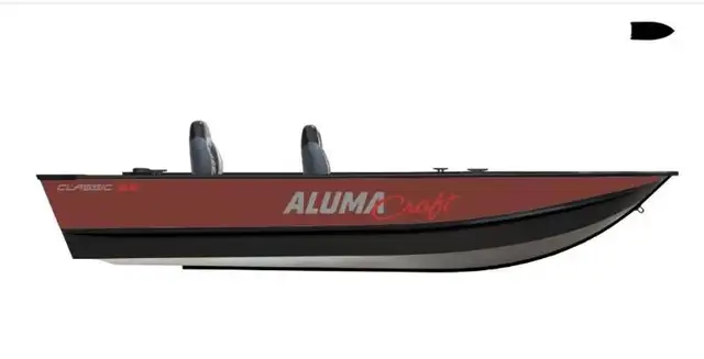 2024 ALUMACRAFT CLASSIC 165 TL VGE BLK/RED in Powerboats & Motorboats in Lanaudière - Image 2