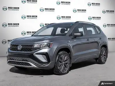 This 2022 Volkswagen Taos Trendline 4MOTION is a compact SUV that blends practical features with all...