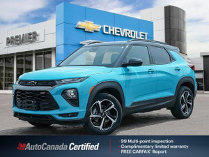 2021 Chevrolet Trailblazer RS | Apple Carplay | Convenience Package | Heated Seats | Lane Keep Assist