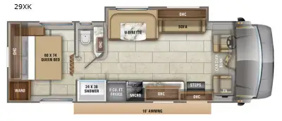 Please Call Us At 613.851.7326 with any questions? Jayco Redhawk Class C gas motorhome 29XK highligh...