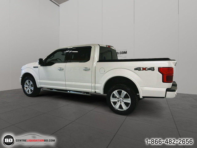 2018 Ford F-150 PLATINUM ECOBOOST BOÎTE 5P 4x4 MARCHE PIED AUTOM in Cars & Trucks in Granby - Image 2