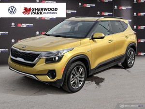 2021 Kia Seltos EX | AWD | LEATHER SEATS | HEATED STEERING | SUNROOF | REMOTE START | CARPLAY | LANE ASSIST