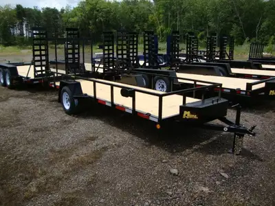 Miska 5'x15' Utility/2-Place ATV Trailer - Made in Canada Ready to roll, starting at just $3,395.00...