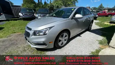 2015 Chevrolet Cruze LTZ Diesel 2.0 Turbo Diesel 4Cylinder Engine 169 XXX KMs NO ACCIDENTS // ONE OW...