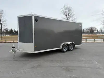 Triton Nxt 7.5x18 cargo trailer. 2-3500lb axles, ramp door, front side door, 88 inch interior wall h...