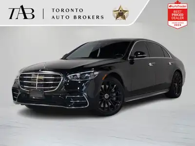 4MATIC, Leather. Odometer is 11961 kilometers below market average! Black 2023 Mercedes-Benz S-Class...