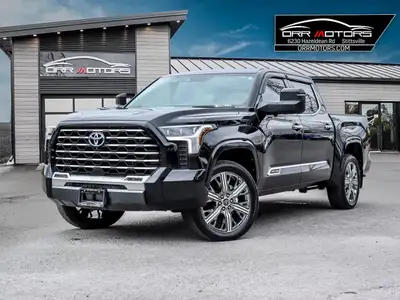 TOP OF THE LINE TUNDRA CASTONE HYBRID. BLACK WITH IVORY LEATHER, HEATED AND COOLED SEARS, PANORAMIC...