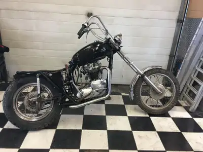 This is a 1971 “ matching numbers ” Triumph T120R oil in frame chopper …$1600. engine turns over , n...