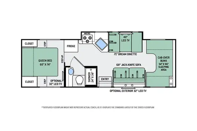 2018 Thor Four Winds 28Z – Class C Motorhome. Gas Engine. in RVs & Motorhomes in Red Deer - Image 6
