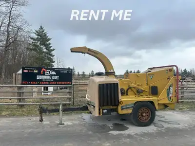 Rent this 85 HP Cummins Diesel Vermeer Wood Chipper 3 DAY min delivery available weekly and monthly...