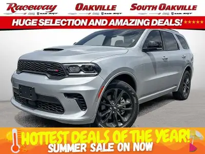 2025 DODGE DURANGO GT PLUS AWD Triple Nickel Exterior Paint Black/Ebony Red Leather Faced Bucket Sea...