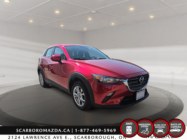 2022 Mazda CX-3 AWD|REAR CAMERA|1 OWNER CLEAN CARFAX GS AWD in Cars & Trucks in City of Toronto