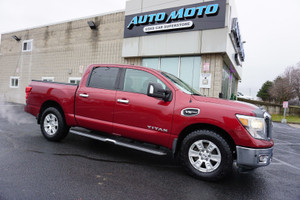 2017 Nissan Titan 5.6L V8 SV CREW 4WD CERTIFIED *ACCIDENT FREE* CAMERA NAV BLUETOOTH HEATED SEATS CRUISE ALLOYS