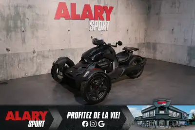 Cette MOTOCYCLETTE À TROIS ROUES CAM-AM RYKER 900 2021 est disponible DÈS MAINTENANT! Contactez-nous...