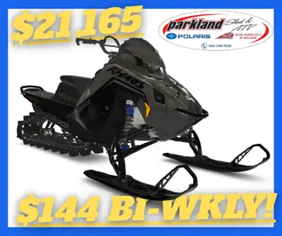 2025 850 RMK KHAOS 155 - $500 REBATE ENDS JULY 31st! PAYMENTS LOW AS $144 BI-WKLY! GREY - BLACK, VEL...