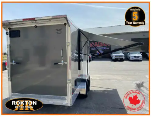2025  7x 16 Extra Height tow tek cargo trailer, awning much 5 yr in Cargo & Utility Trailers in Mississauga / Peel Region - Image 8