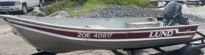 Mint Shape little Lund 12' Tinner with 2018 4-stroke Yamaha OB. A must have for the any family with...