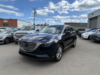 2020 MAZDA CX-9 GS-L 6- PASSENGER AWD SUV, 2.5L TURBO 4-CYLINDER, DARK BLUE EXTERIOR WITH FULL BLACK... (image 9)