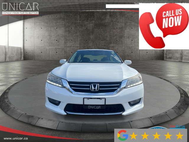 2014 Honda Accord Sedan Touring Navi Leather Sunroof Heated Seat in Cars & Trucks in Markham / York Region - Image 2