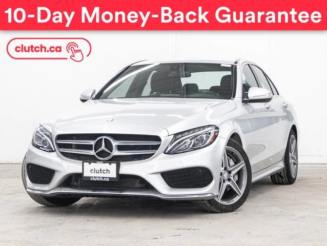 2015 Mercedes-Benz C-Class C 300 4Matic AWD w/ Bluetooth, Heated in Cars & Trucks in Ottawa