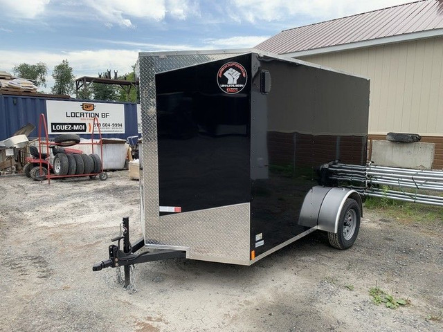 *EN INVENTAIRE* 6X10 + VNOSE 6.3 DE HAUT 2 PORTES (RAMP +195$) in Cargo & Utility Trailers in City of Montréal - Image 2