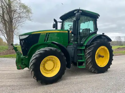 2011 John Deere 7200R -40km/hr -command quad transmission with left-hand reverser -4 rear remotes -f...
