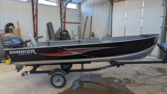 2024 Smoker Craft Big Fish 16 Tiller Yamaha F40 in Powerboats & Motorboats in Barrie