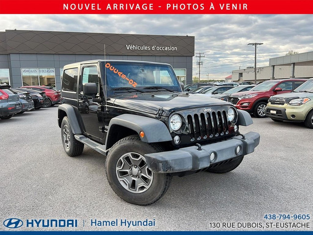 2018 Jeep Wrangler SPORT 4X4 **JAMAIS ACCIDENTÉ** in Cars & Trucks in Laval / North Shore