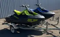 2023 SEA DOO Two Spark Trixx one is 2023 and the other is 2022