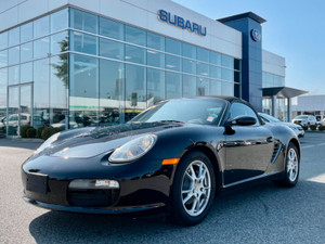 2005 Porsche Boxster ROADSTER | MANUAL | LOW KMS | AMAZING CONDITION | RWD | LEATHER | CONVERTIBLE | POWER SOFT TOP | RETRACTABLE SPOILER | HEATED SE