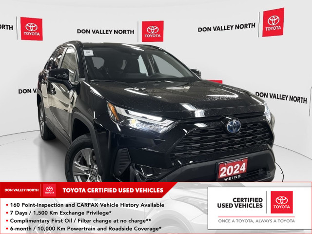 2024 Toyota RAV4 Hybrid XLE CERTIFIED | ACCIDENT FREE | CARPLAY in Cars & Trucks in City of Toronto