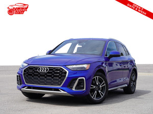 2022 Audi Q5 Technik 55e, Plug in Hybrid, HUD, Panoramic roof, BSM, Navi.